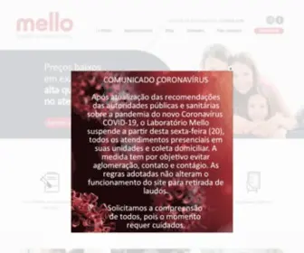 Mellodiagnostico.com.br(Mello) Screenshot
