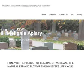 Mellonia.org(Ancient Roman goddess of beekeepers and honey) Screenshot