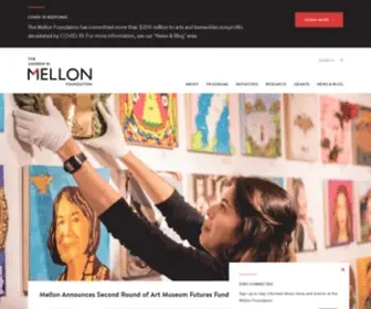 Mellon.org(The Andrew W) Screenshot