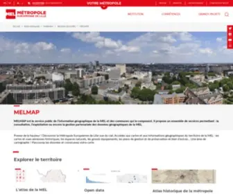 Melmap.fr(Métropole européenne de Lille) Screenshot