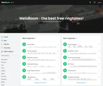 Meloboom.com(рингтоны на телефон) Screenshot