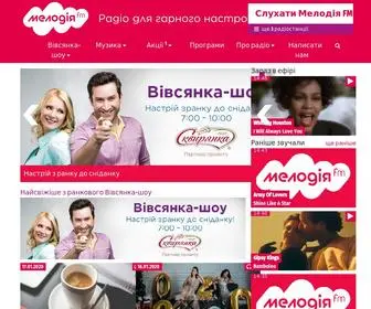 Melodiafm.ua(Офіційний сайт. Ефір в HD) Screenshot