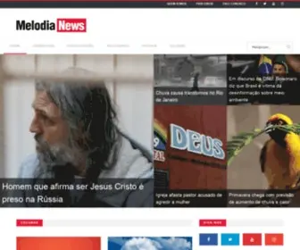 Melodianews.com.br(Melodia NEWS) Screenshot