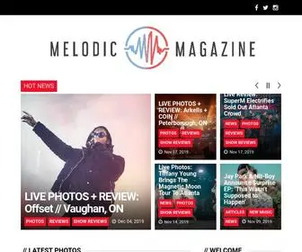 Melodicmag.com(// MELODIC Magazine) Screenshot