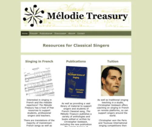 Melodietreasury.com(Mélodie Treasury) Screenshot