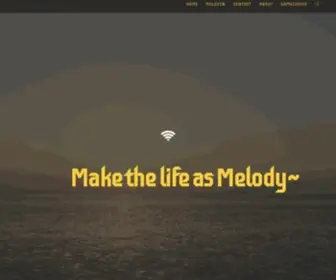 Melodong.com(Create Life with Melody) Screenshot