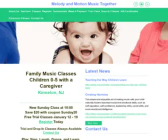Melodyandmotionmt.com(Melody and Motion Music Together) Screenshot