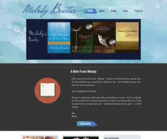 Melodybeattie.com(Best Selling Author Melody Beattie) Screenshot