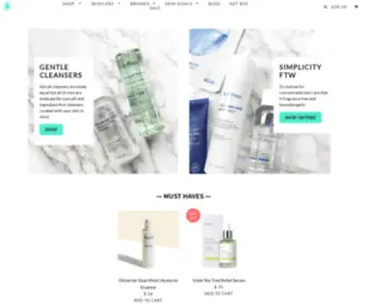 Melodycosme.com(Melody Skincare and Cosmetics) Screenshot