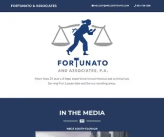 Melodyfights.com(Fortunato & Associates) Screenshot