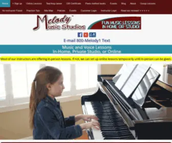 Melodymusicstudios.com(Music Lessons) Screenshot