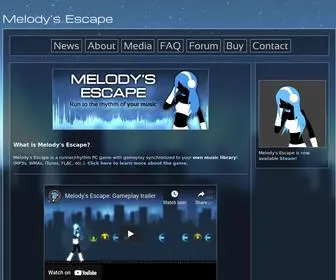 Melodysescape.com(Melody's Escape) Screenshot