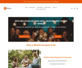 Melofair.com(Melofair Hearing Aids) Screenshot