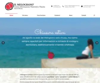 Melogranoroma.org(Il Melograno Centro Informazione Maternità e Nascita) Screenshot