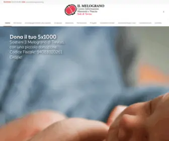 Melogranotv.org(Il Melograno Centro Informazione Maternità e Nascita) Screenshot