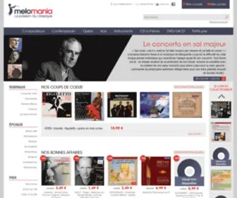 Melomania.com(La Chaumière à musique) Screenshot