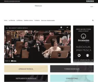 Melomanos.com(Melómanos.com es un portal web destinado a la música clásica) Screenshot