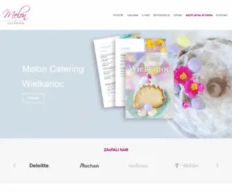 Meloncatering.pl(Melon Catering Warszawa) Screenshot