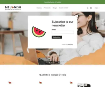 Melonish.com(Create an Ecommerce Website and Sell Online) Screenshot