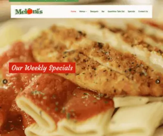 Melonisrestaurant.com(Uniontown, PA) Screenshot