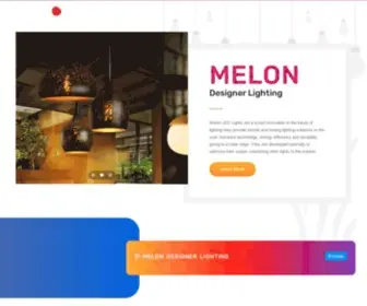 Melonlighting.com(Designer Lighting) Screenshot