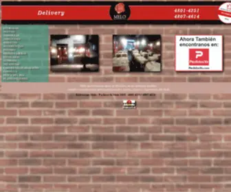 Melorestaurant.com.ar(Delivery) Screenshot