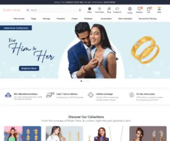 Melorra.com(Gold & Diamond Jewellery Shopping Store Online) Screenshot