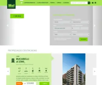 Melpropiedades.com.ar(MEL Propiedades) Screenshot