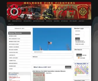 Melrose-Firefighters.org(Melrose Fire Fighters Local 1617) Screenshot