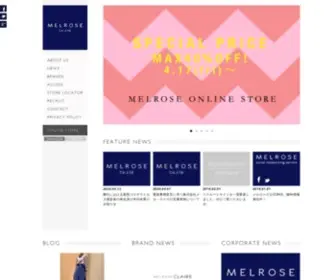 Melrose.co.jp(MELROSE CO) Screenshot