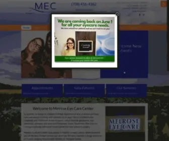 Melroseeyecare.com(Melrose Eye Care) Screenshot