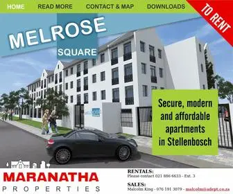 Melrosesquare.co.za(Melrose Square) Screenshot