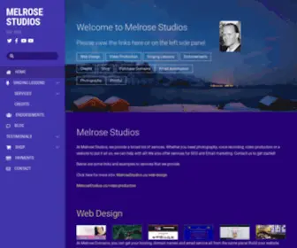 Melrosestudios.us(Melrose Studios) Screenshot