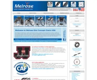 Melrosewheelchairs.com(Melrose Wheelchairs USA) Screenshot