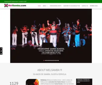 Melsamba.com(MELBOURNE SAMBA SCHOOL) Screenshot