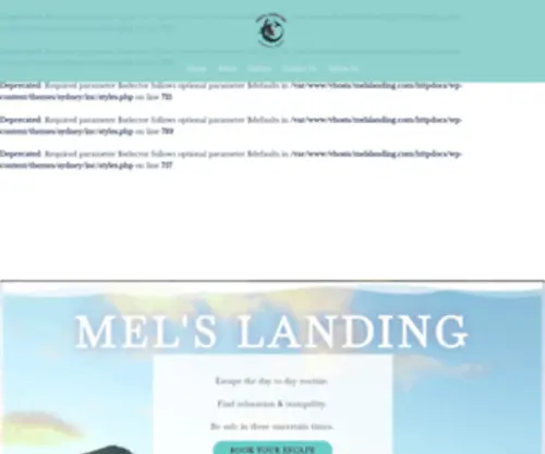 Melslanding.com(RV Park) Screenshot