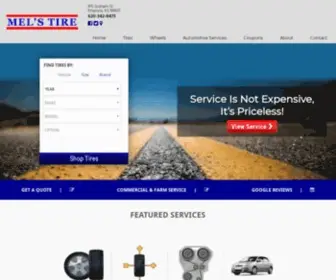 Melstireemporia.com(Mel's Tire LLC) Screenshot