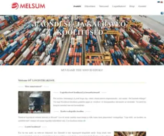 Melsum.ee(Konsultatsioonid ja koolitused) Screenshot