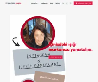 Meltemsahin.com.tr(Meltem Şahin) Screenshot