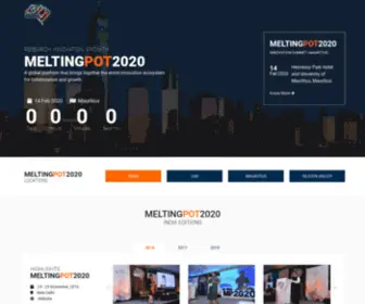 Meltingpot2020.com(MeltingPot2020 Innovation Summit) Screenshot