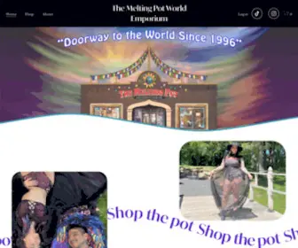 MeltingpotWorldemporium.com(The Melting Pot World Emporium) Screenshot