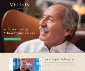 Meltonleadership.org(Executive Advising) Screenshot