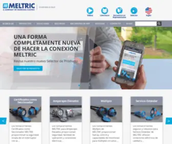 Meltric.com.mx(Manufactura y Venta de Tomacorrientes) Screenshot