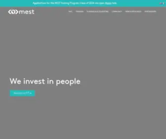 Meltwater.org(MEST is a Pan) Screenshot