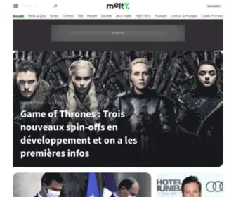 Melty.fr(Un site utilisant WordPress) Screenshot