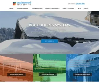 Meltyourice.com(Engineered Roof Deicing) Screenshot