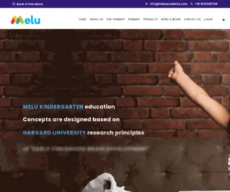 Meluacademy.com(Melu Academy) Screenshot