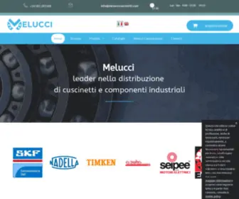 Meluccicuscinetti.com(Distribuzione di cuscinetti a Napoli) Screenshot