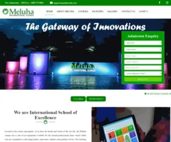 Meluhaedu.com(Meluha international school) Screenshot