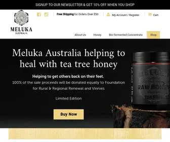 Melukaaustralia.com.au(Organic, Medicinal, Raw Meluka Honey for Sale Melbourne, Brisbane, Sydney Meluka Raw Honey) Screenshot